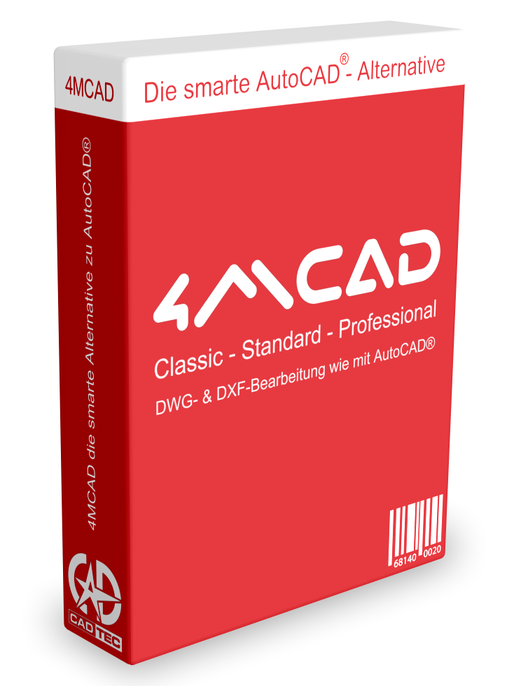 4MCAD die smarte AutoCAD-Alternative für DWG- und DXF-Dateien