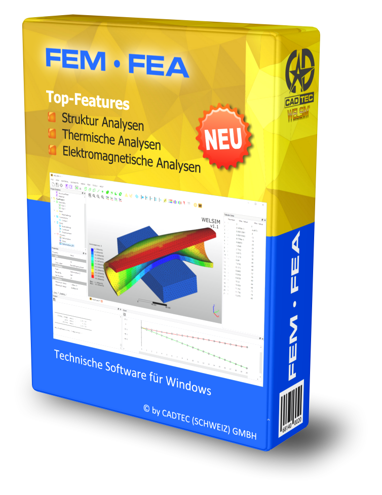 WELSIM FEM/FEA/CFD für jedes CAD-Programm