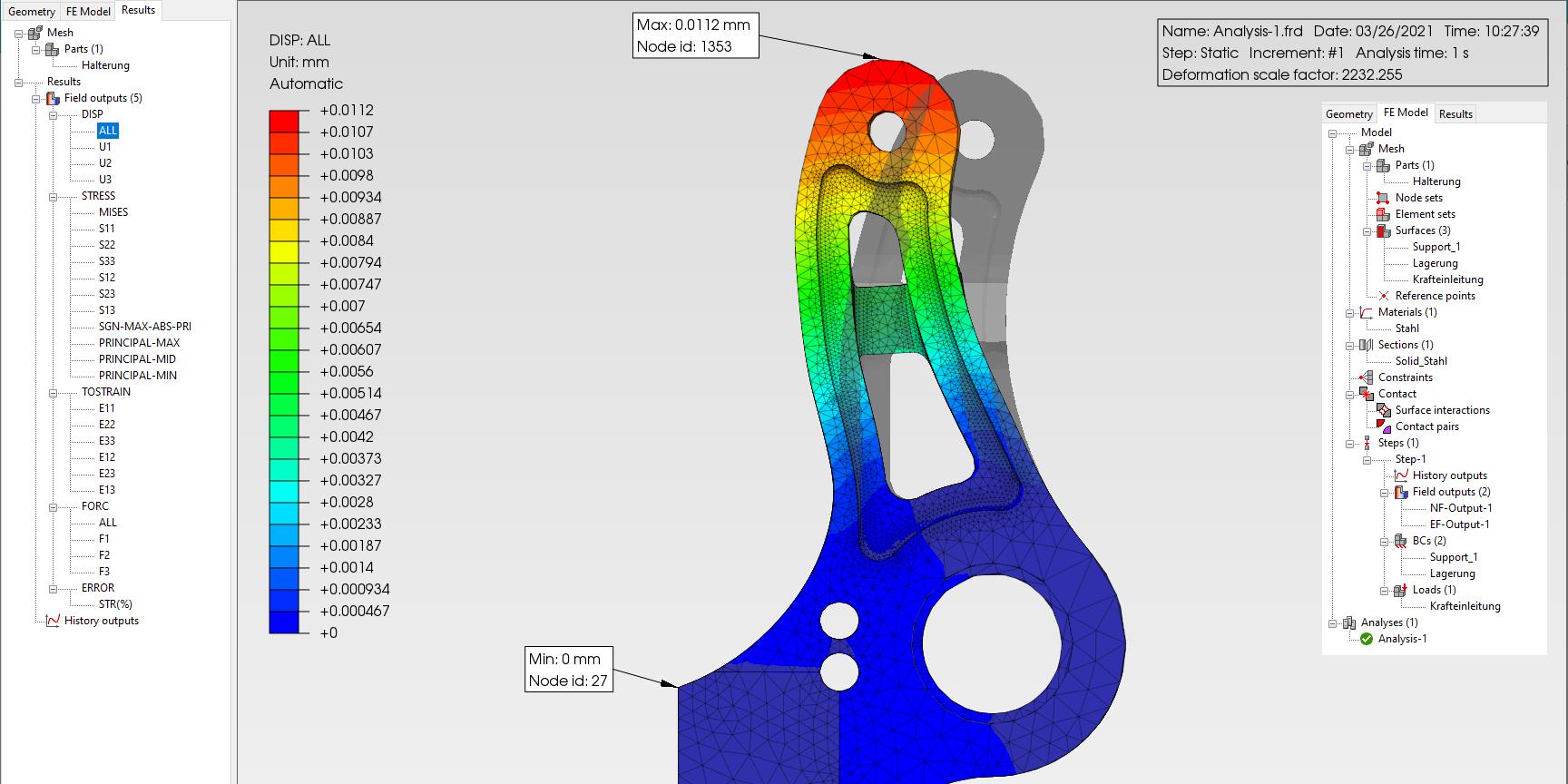 FEM/FEA Finite Element Berechnung Für Jedes CAD-Programm