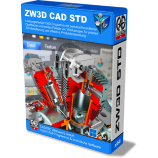 ZW3D CAD Standard inkl. 1 Jahr Softwarewartung