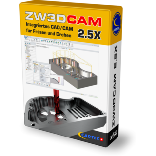 ZW3DCAM 2X Fräsen und Drehen