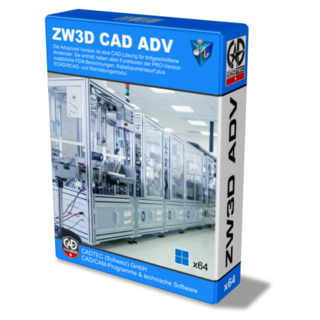 ZW3D CAD ADVANCED inkl. 1 Jahr Softwarewartung